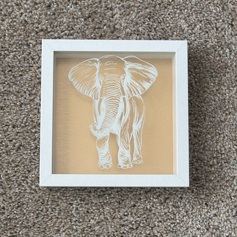 Elephant Shadow Box - Picture 1 of 6